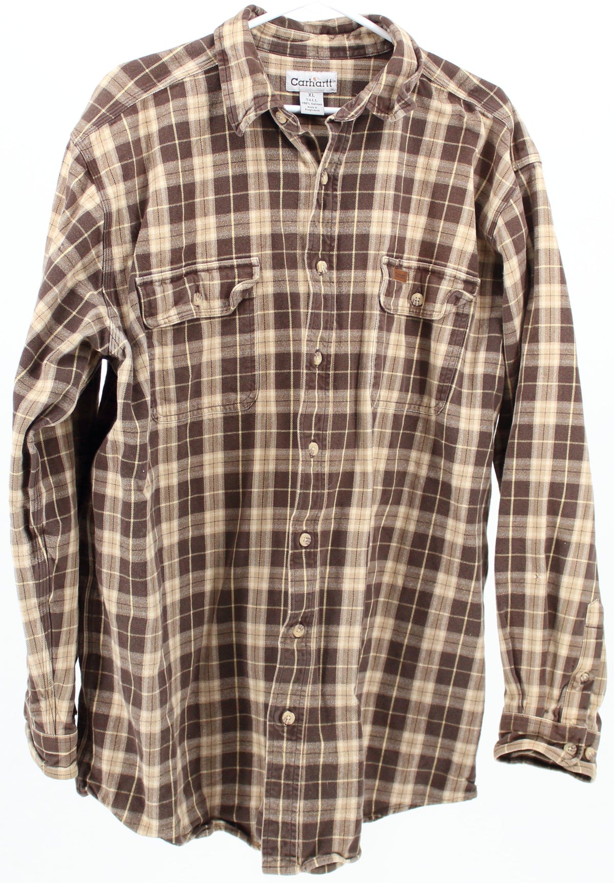 Vintage Carhartt Plaid Flannel Shirt