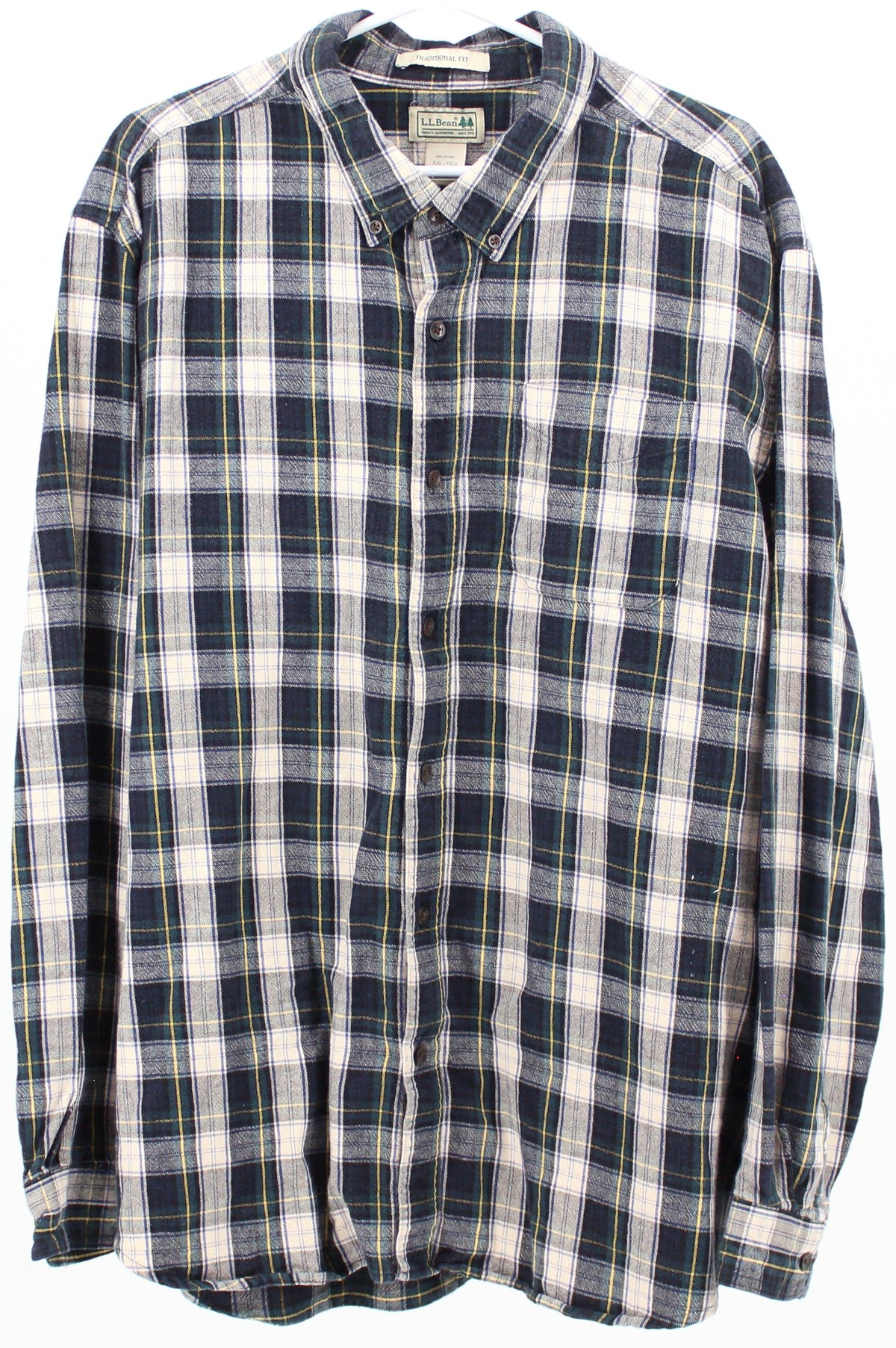 L.L.Bean Plaid Long Sleeve Flannel Shirt