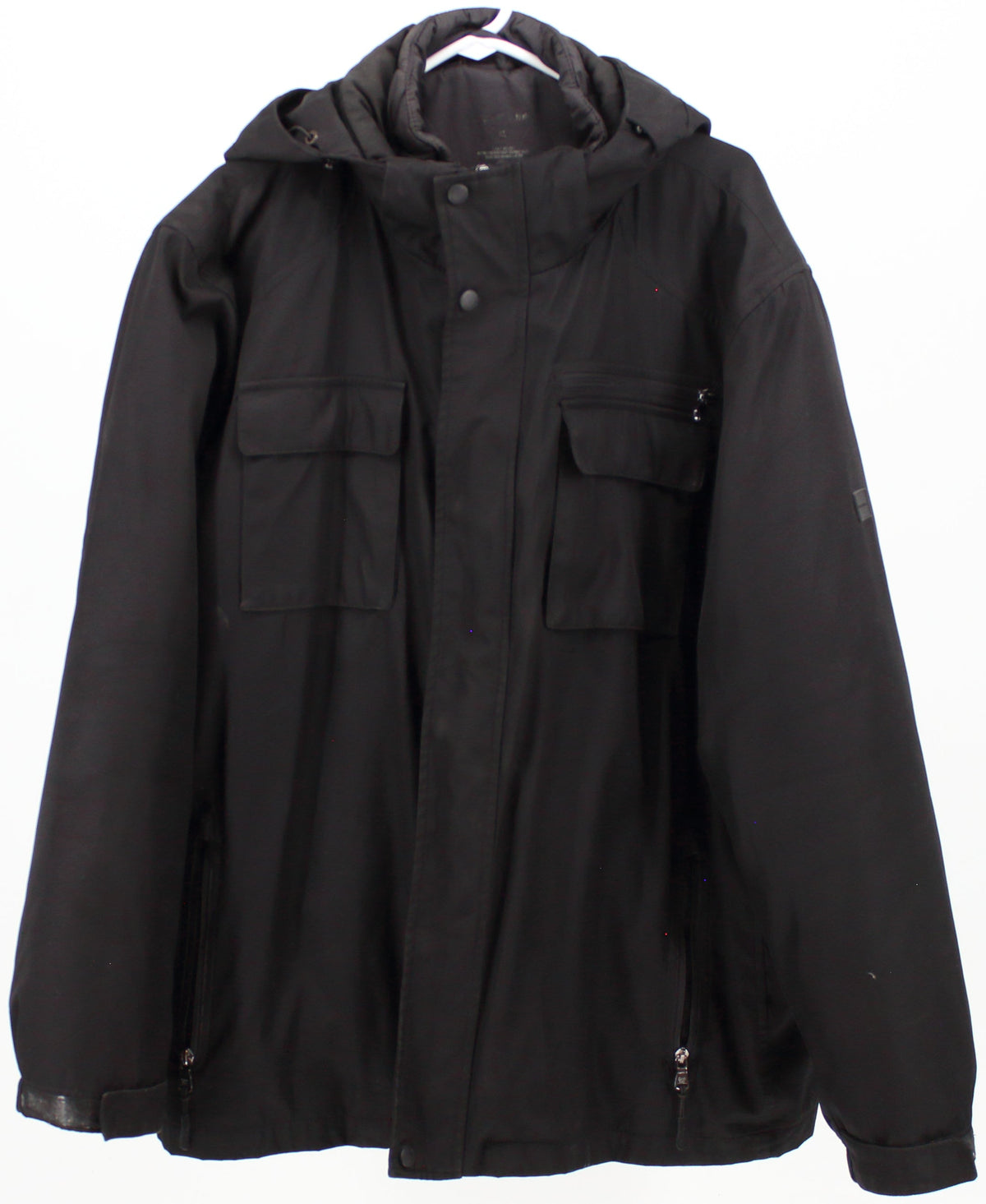 Calvin Klein Black Hooded Heavy Jacket