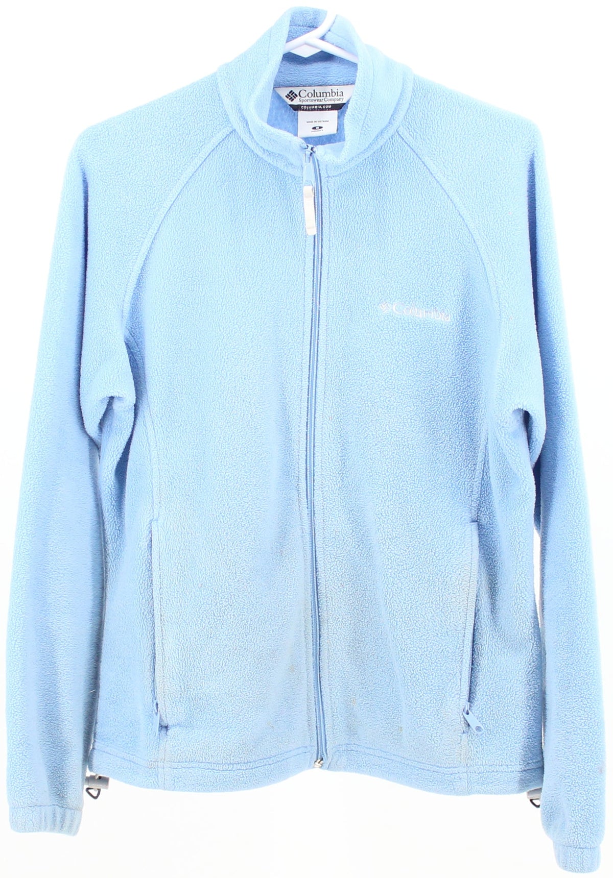 Columbia Light Blue Women's Fleece Jacket