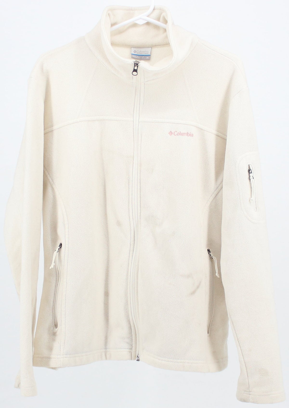 Columbia Off White Fleece Jacket