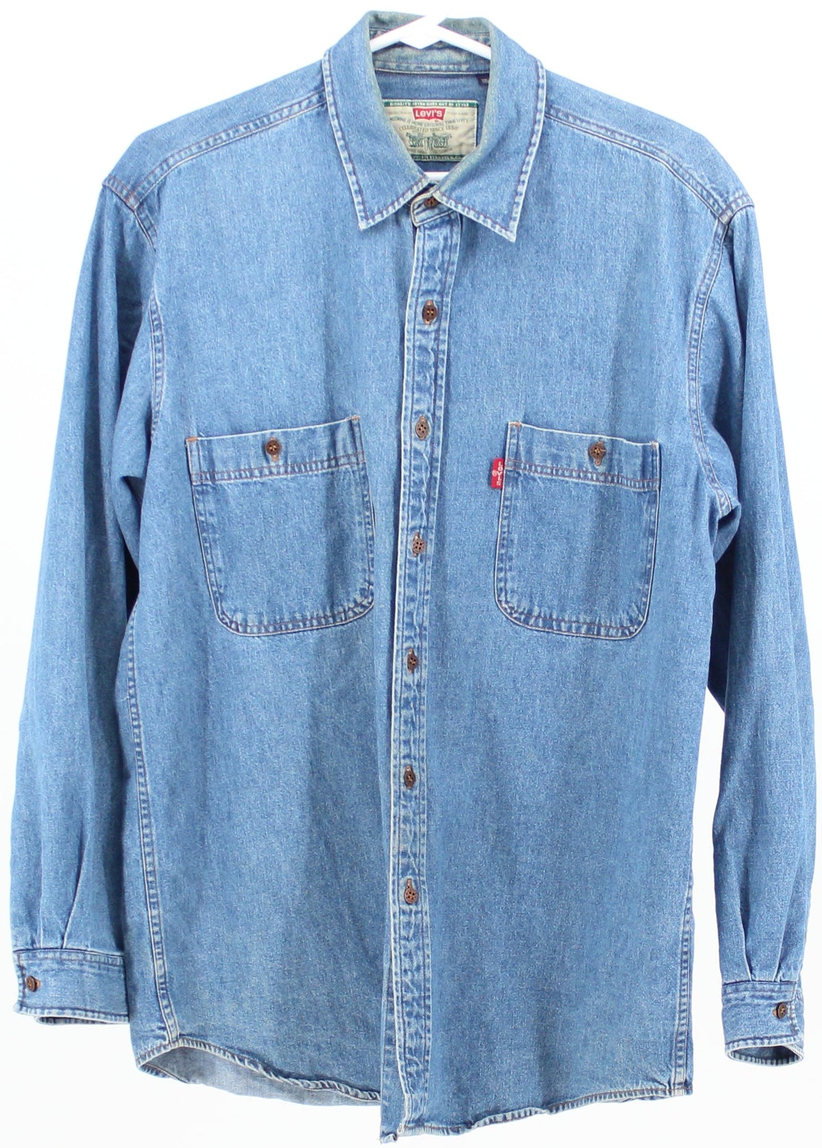 Levis Medium Blue Wash Denin Shirt