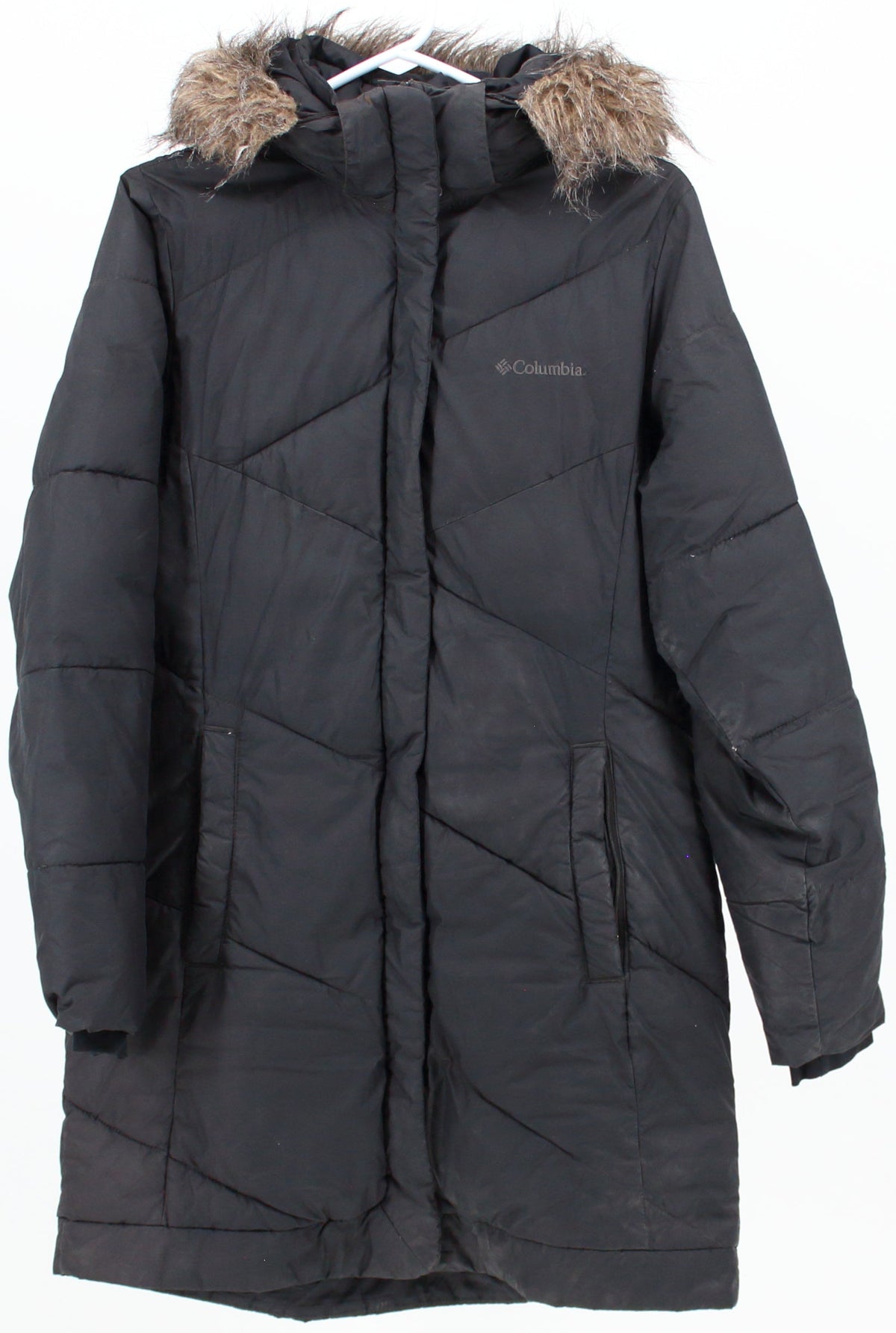 Columbia Black Mid Down Coat