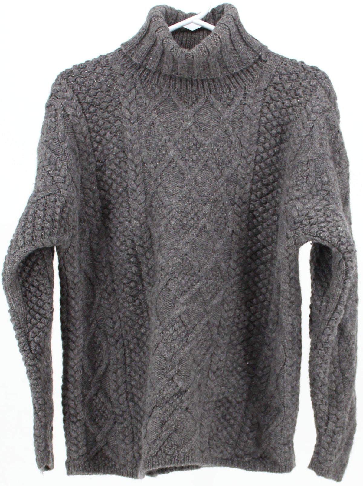 J Crew Dark Grey Turtleneck Sweater