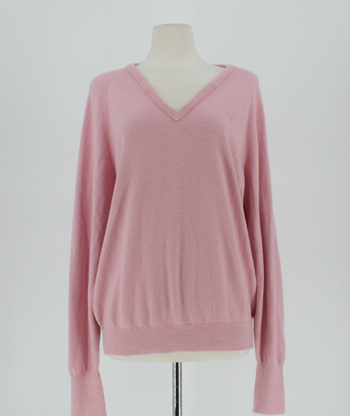 Vintage Christian Dior V-neck Pink Sweater