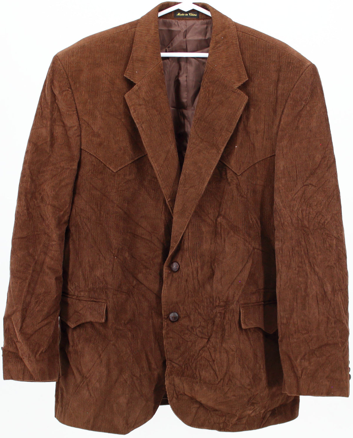 Circle Dallas Texas Brown Corduroy Blazer