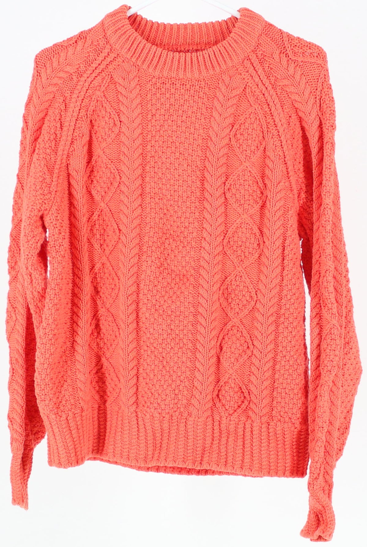 L.L.Bean Signature Orange Sweater