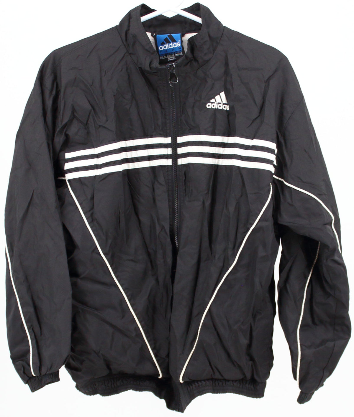 Adidas Team Black and White Bomber Jacket