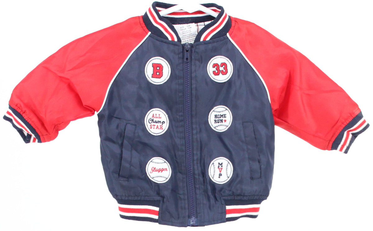 Cradle Togs Blue and Red Bomber Jacket