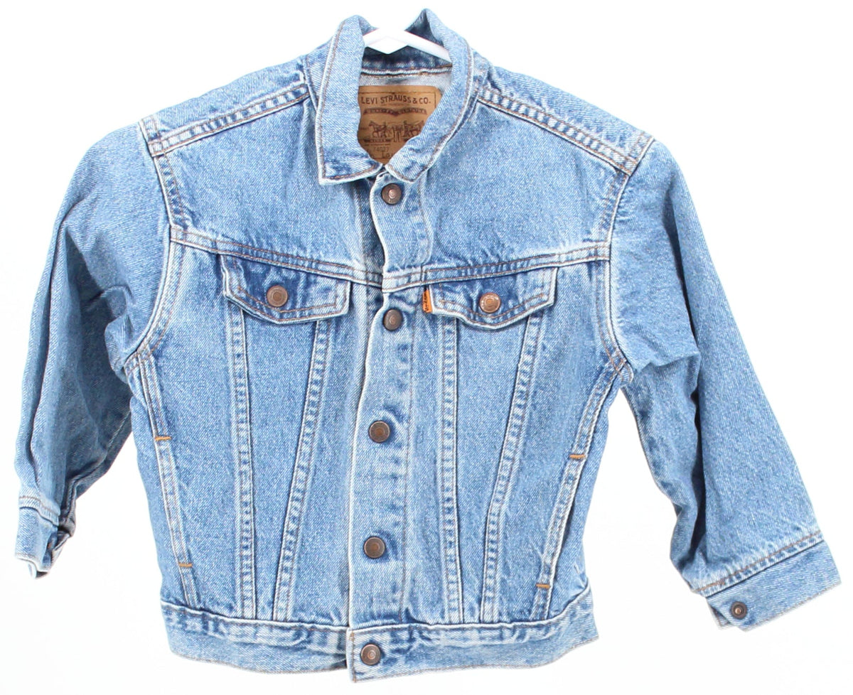 Levis Medium Blue Denim Kids Jacket