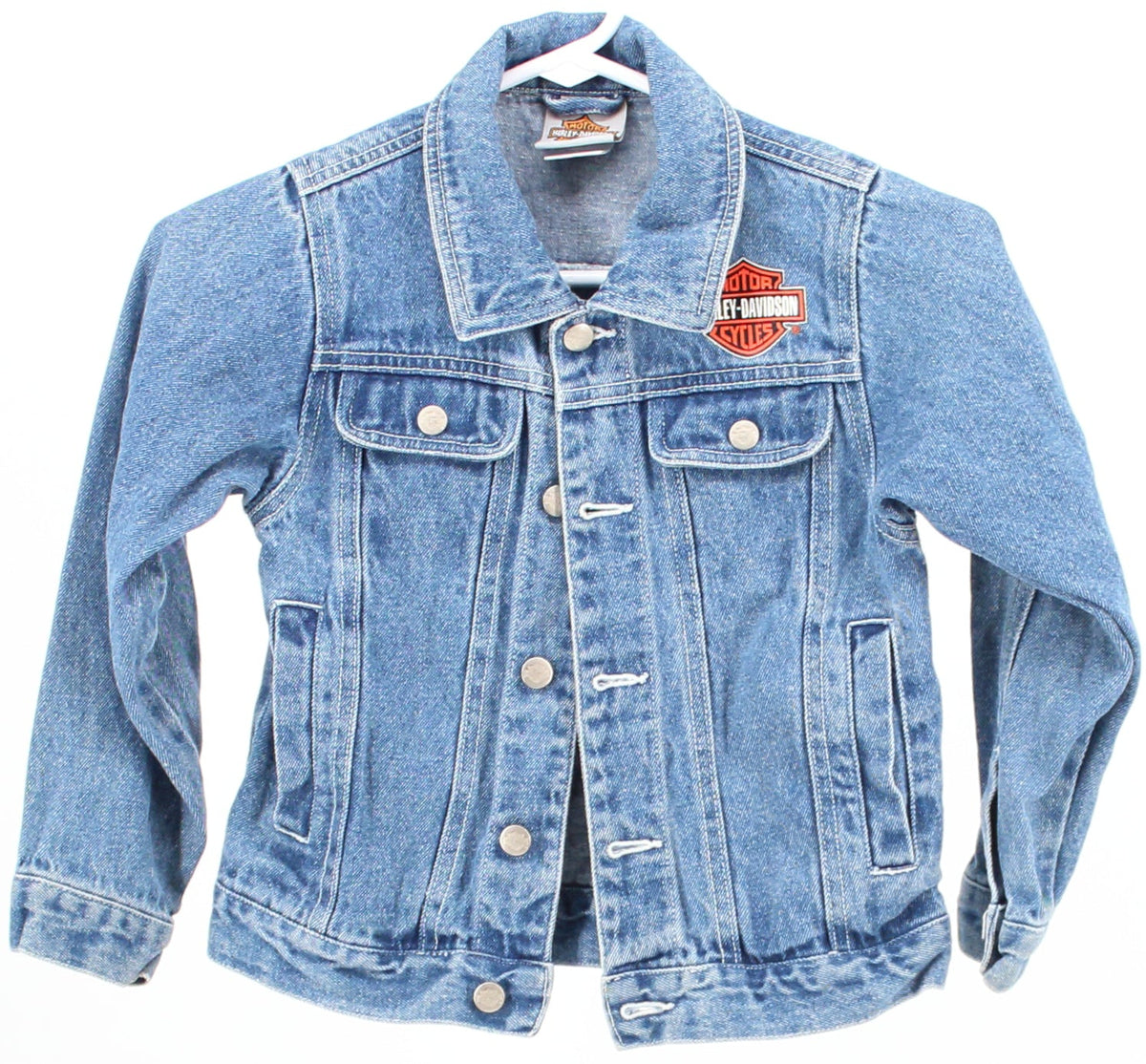 Harley Davidson Blue Denim Kids Jacket