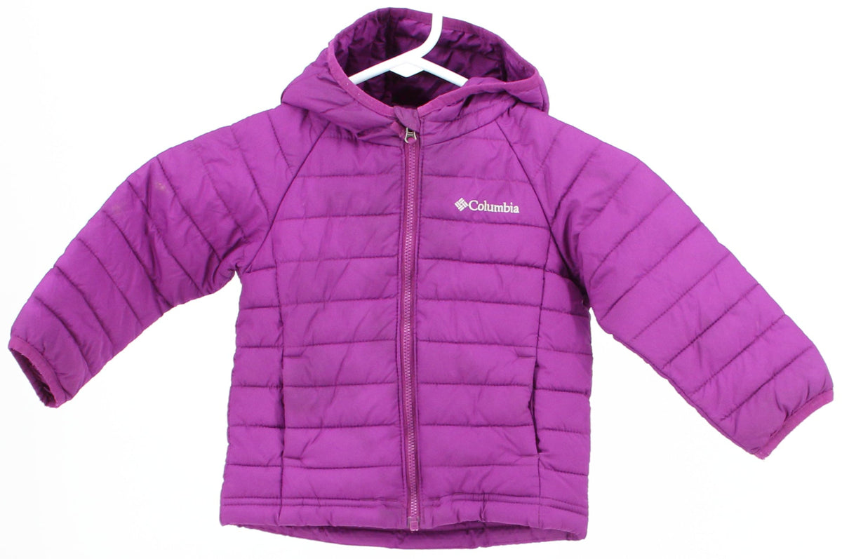 Columbia Purple Puffer Jacket