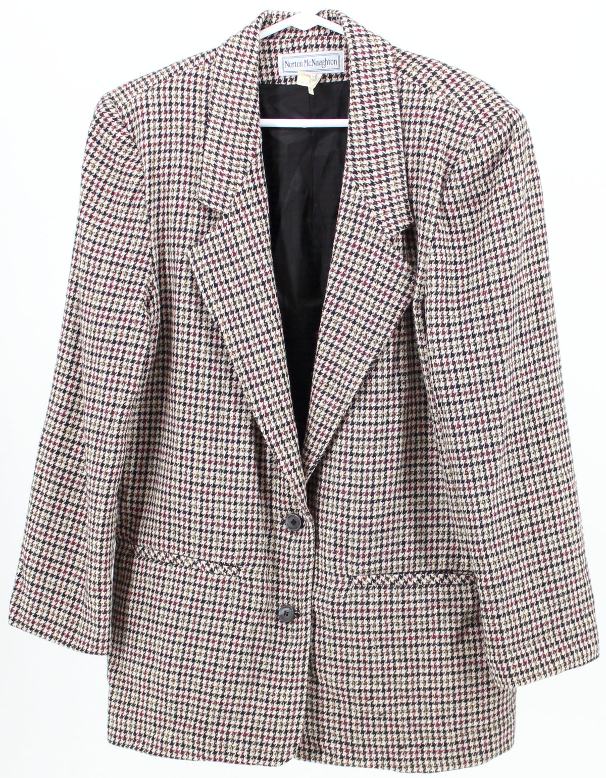 Norton McNaughton Pied de Poule Multicolor Blazer