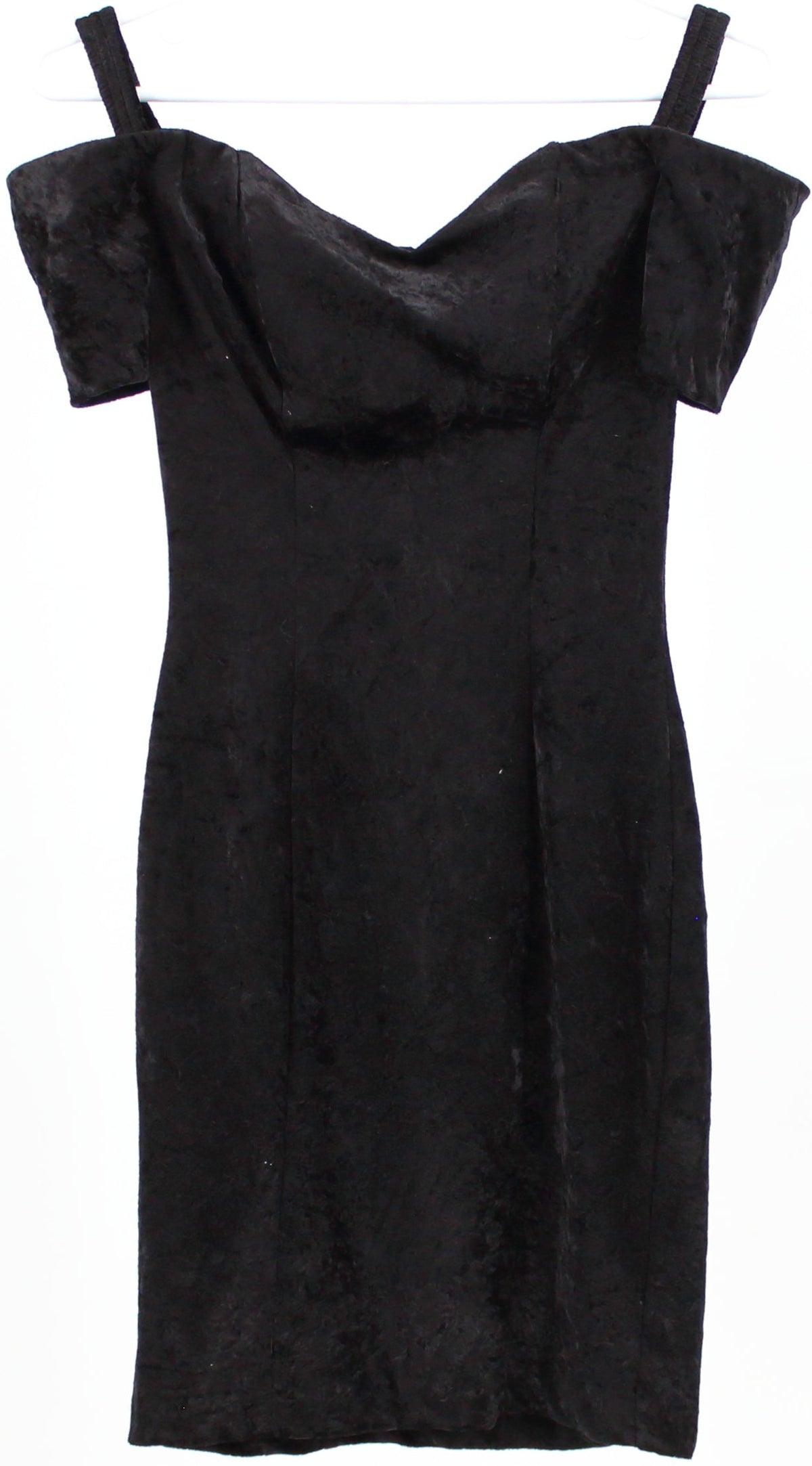 All That Jazz Black Velour Dress