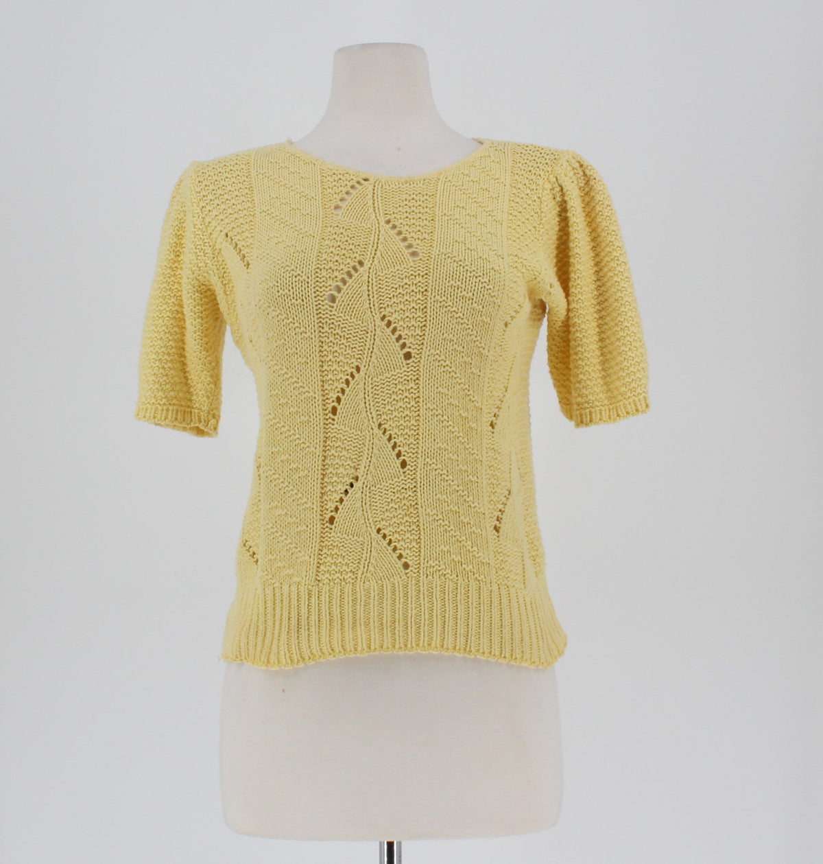 Cross Country Knit Short-sleeved Sweater