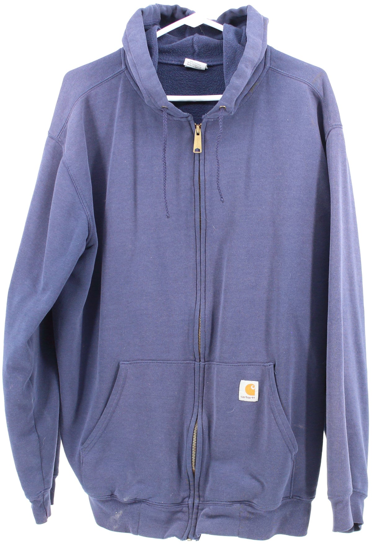 Carhartt Blue Hooded Sweatshirt