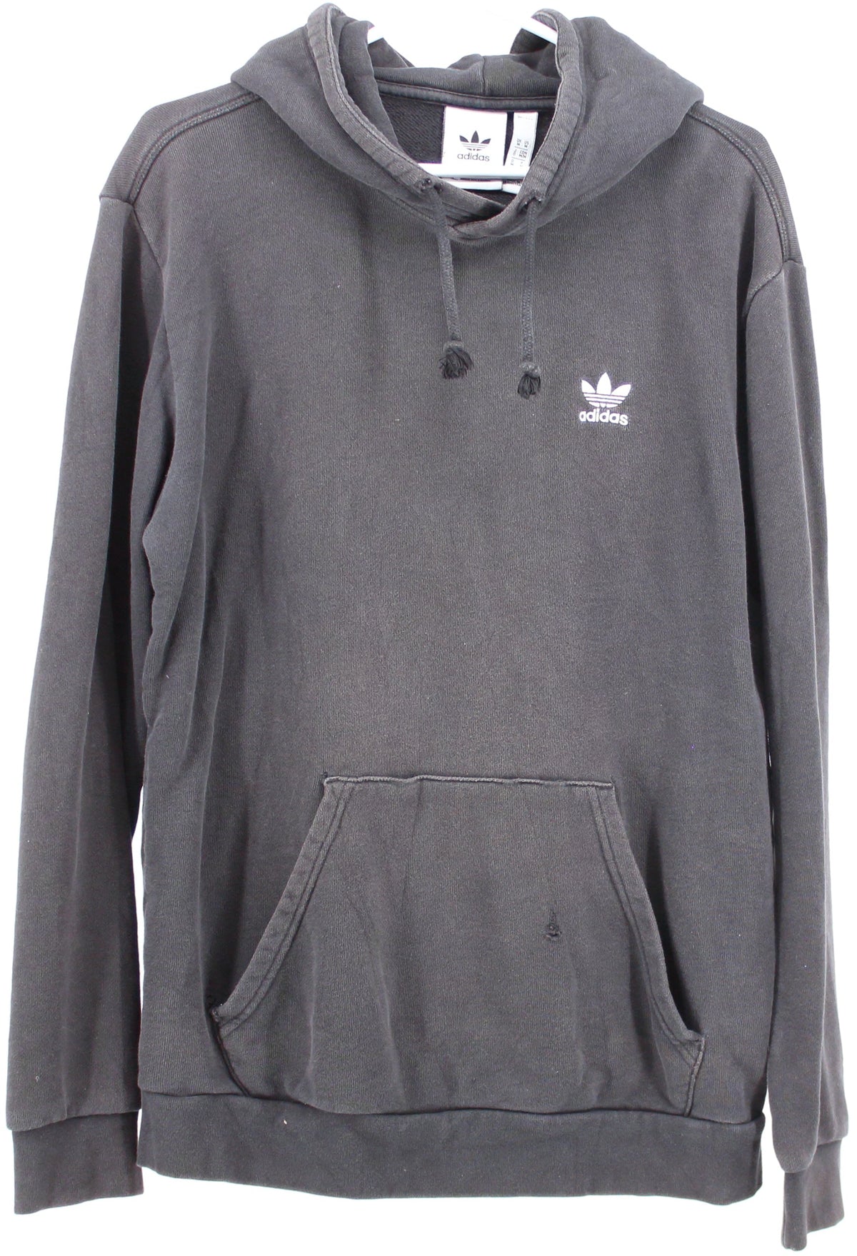 Adidas Black Hooded Sweatshirt