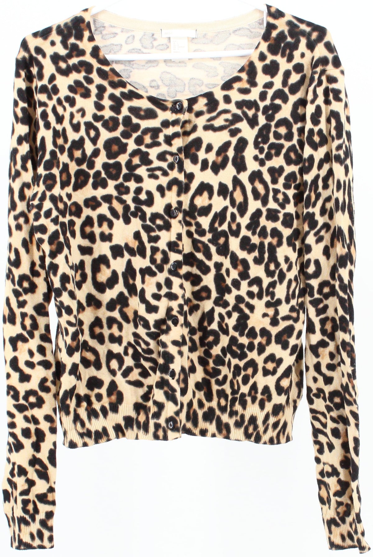 H&M Basic Cheetah Print Cardigan
