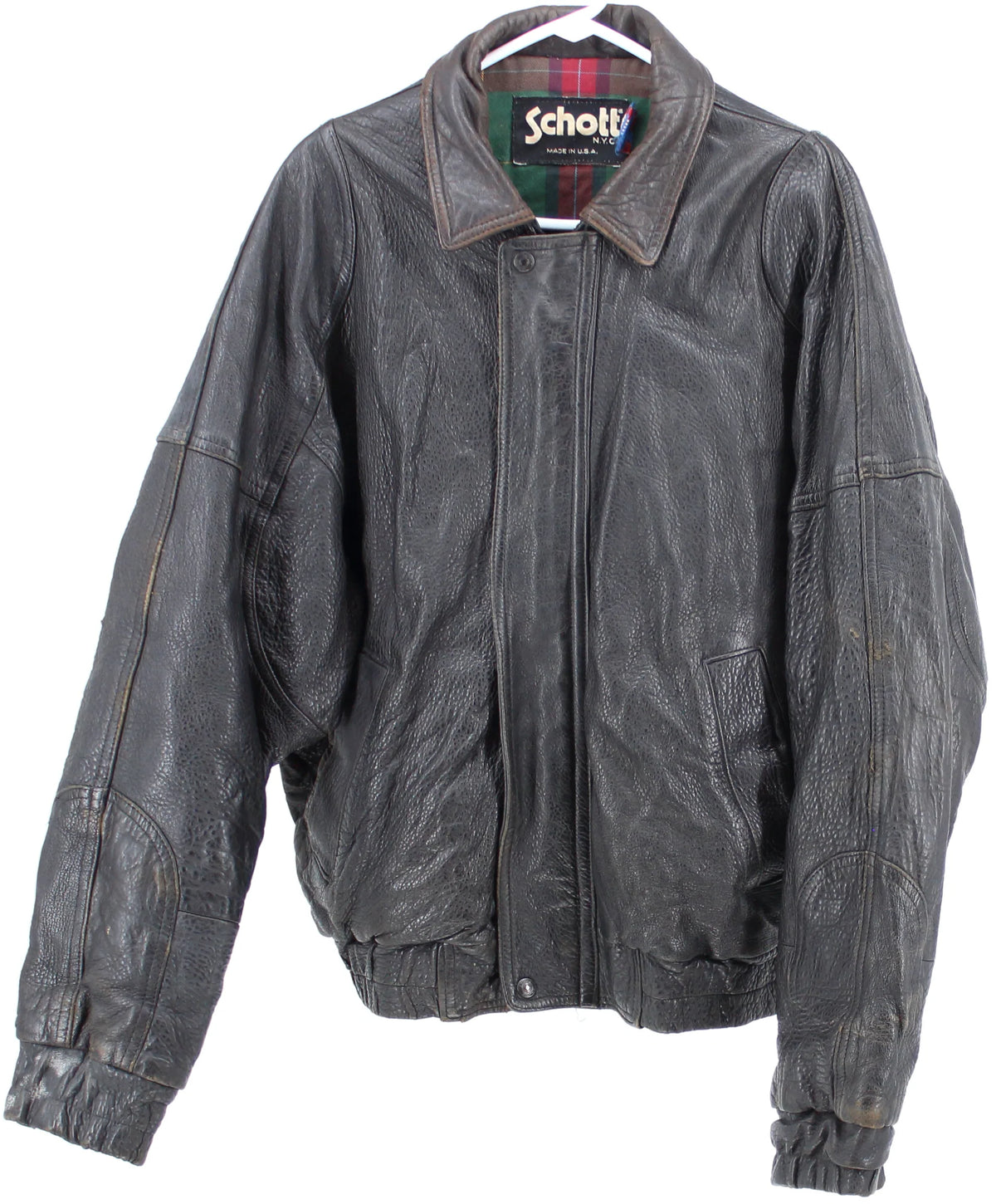 Schott N.Y.C. Black Leather Jacket
