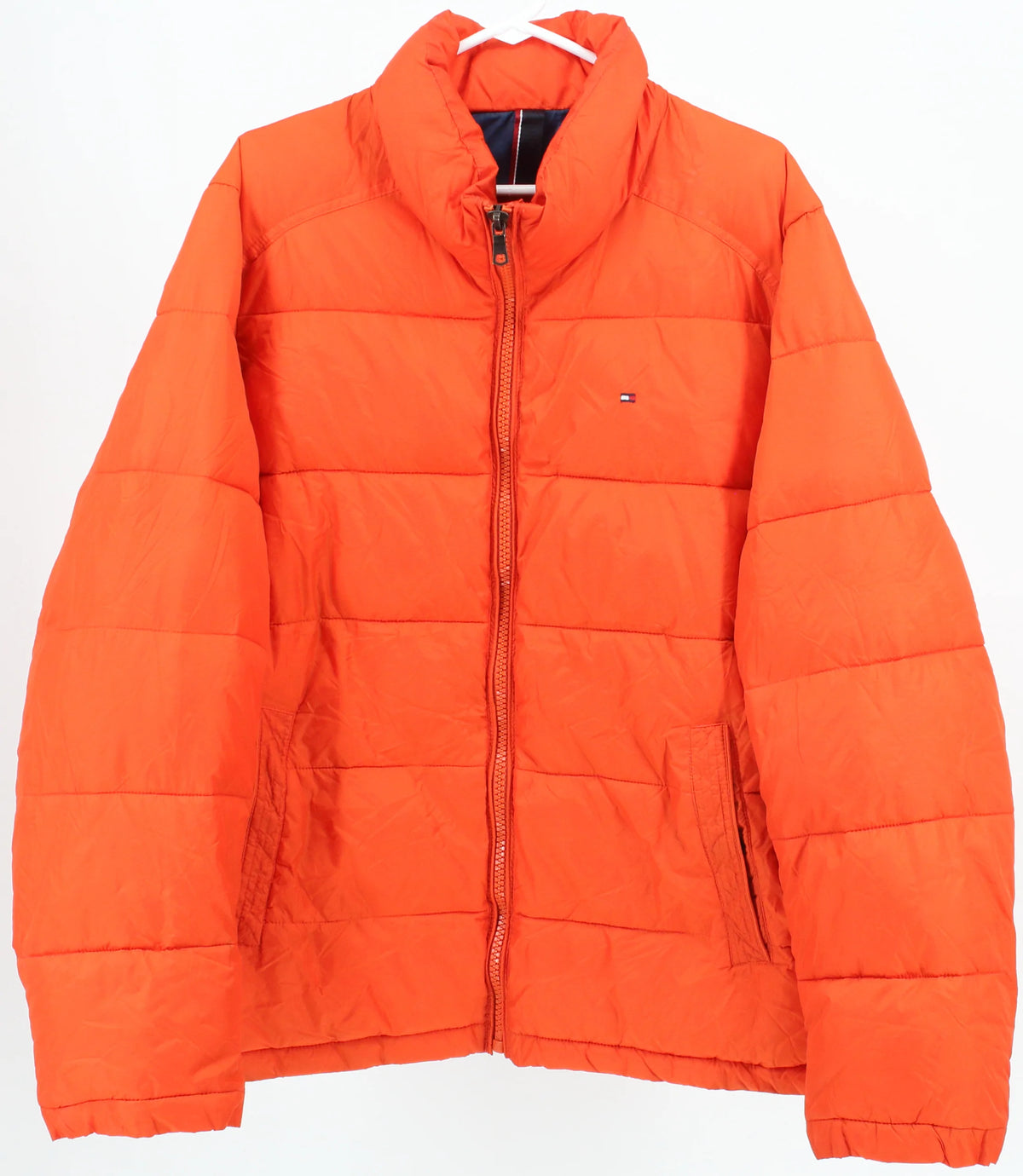 Tommy Hilfiger Orange Puffer Jacket