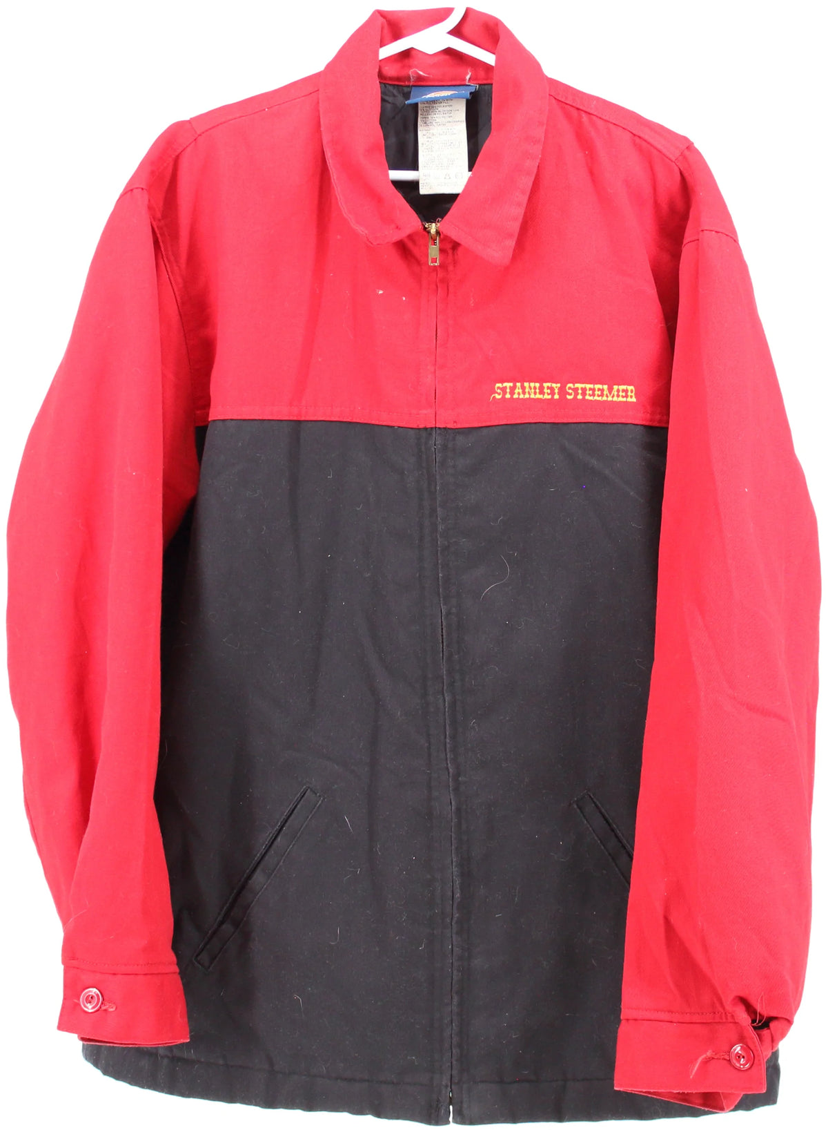 Dickies Stanley Steemer Red and Black Quilt Lined Jacket