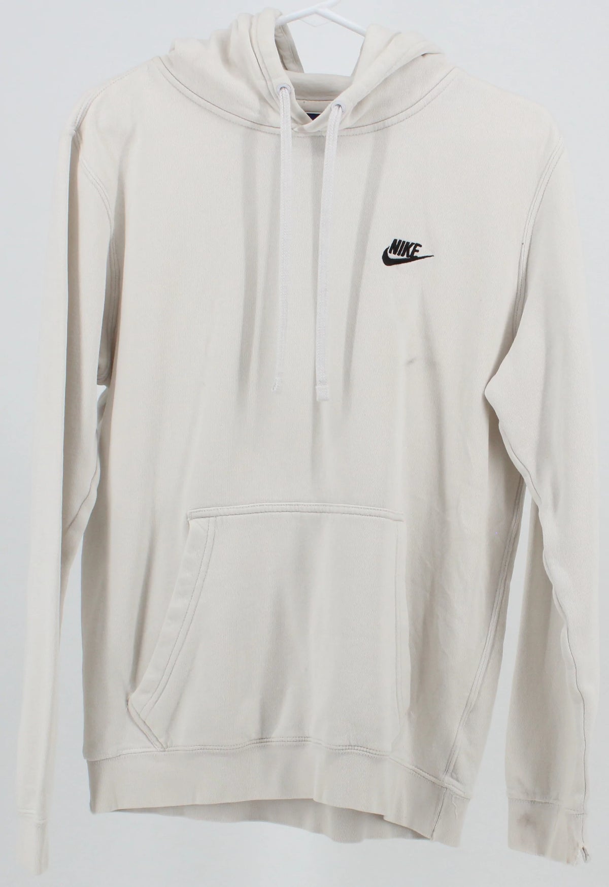 Nike White Hooded Sweatshirt