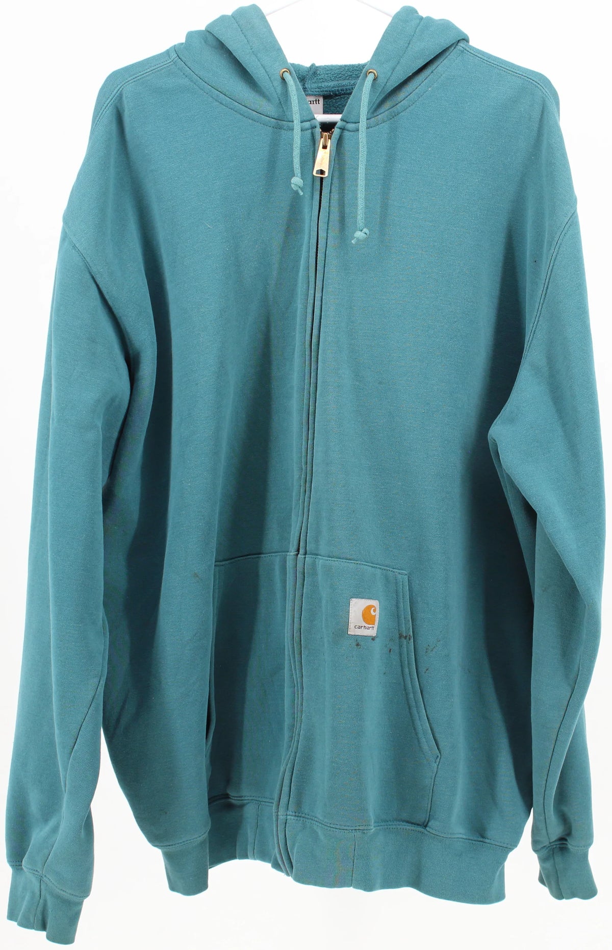 Carhartt Turquoise Hooded Zip Sweatshirt