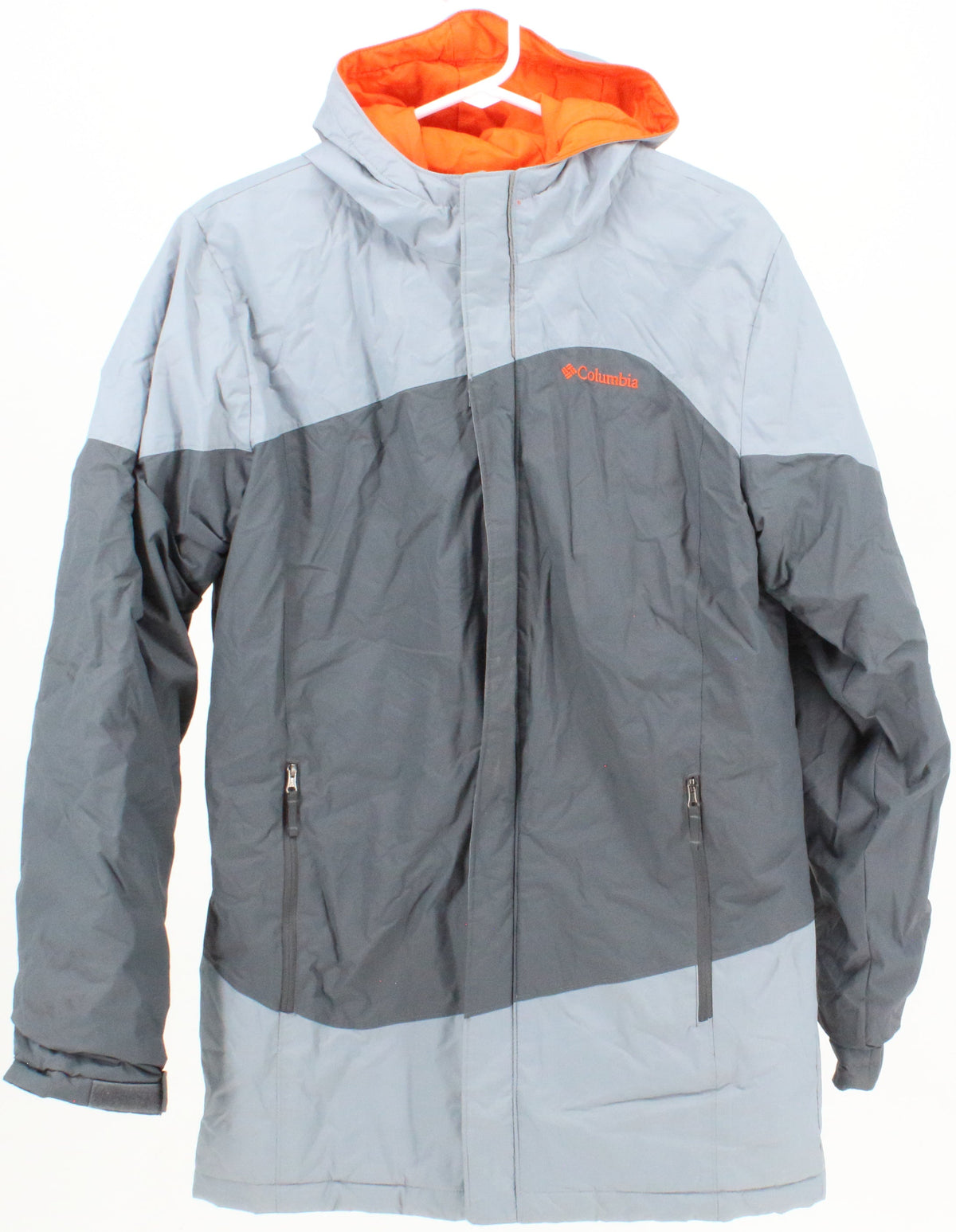 Columbia Men's Grey and Orange Insulated Jacket