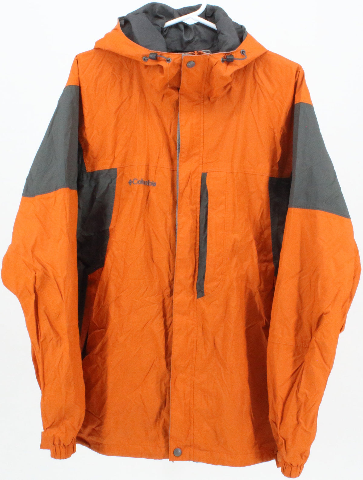 Columbia Men's Orange and Dark Grey Nylon Jacket