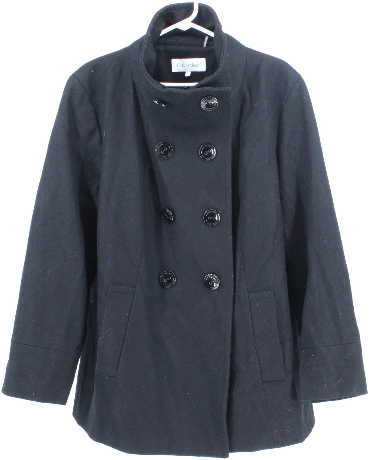 Calvin Klein Black Short Coat