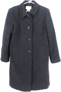Load image into Gallery viewer, Worthington Black Wool Coat
