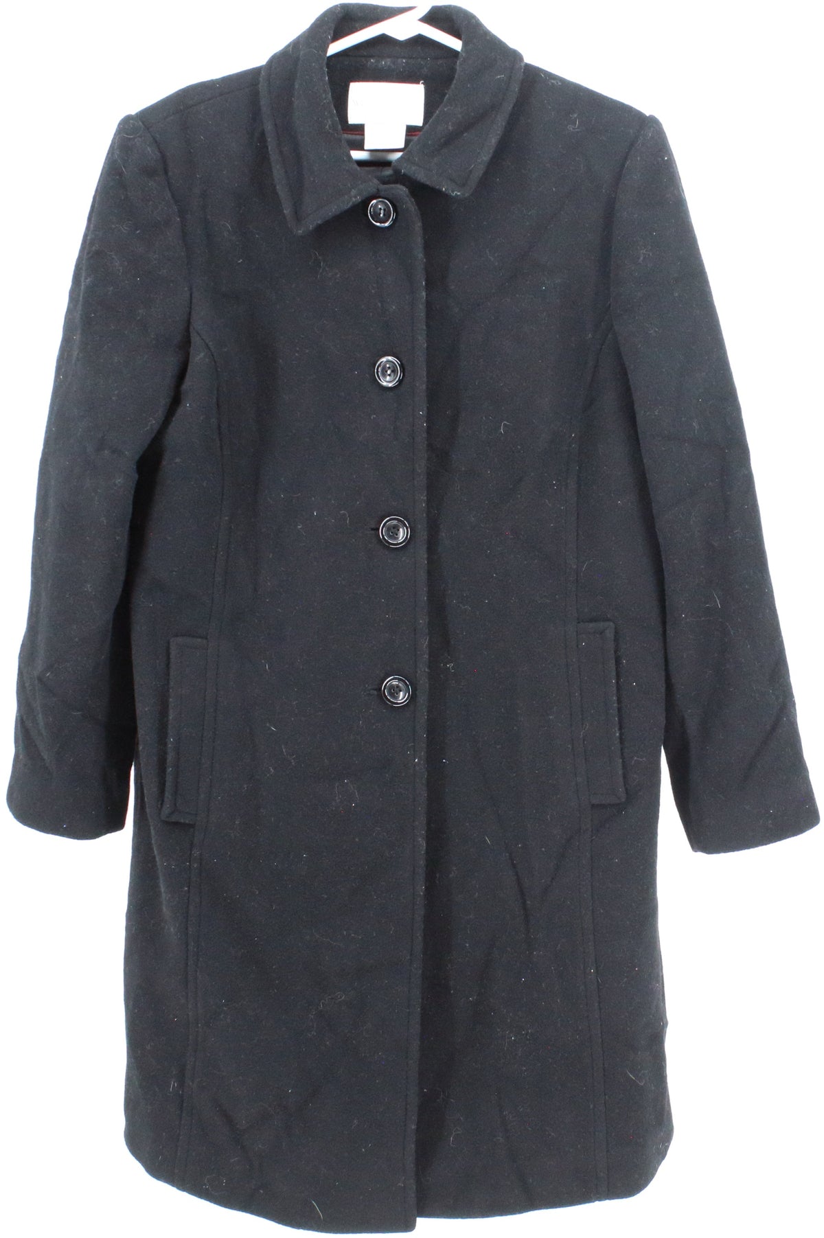 Worthington Black Wool Coat
