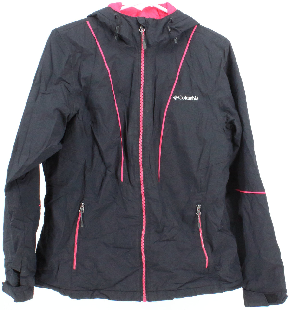 Columbia Women's Thermal Coil Black and Pink Jacket