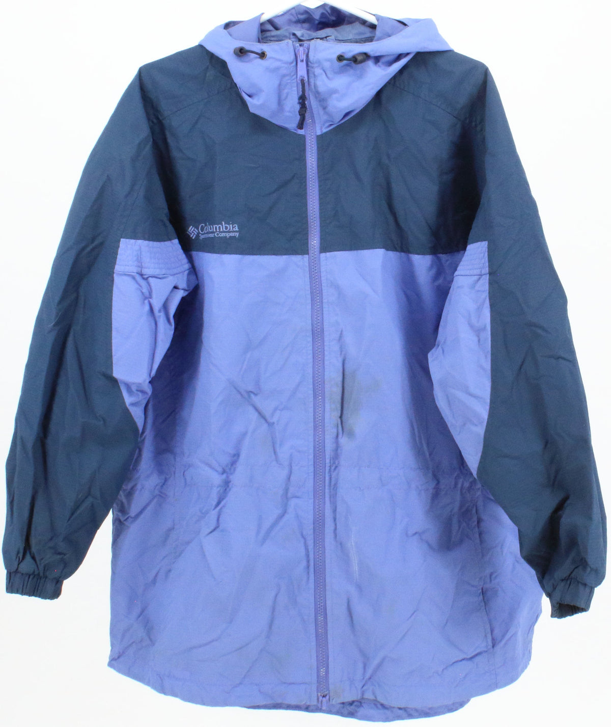 Columbia Women's Blue and Dark Blue Nylon Jacket