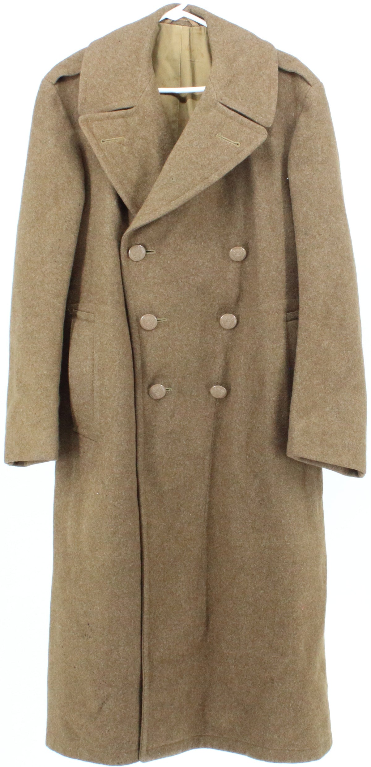 Green Long Wool Coat