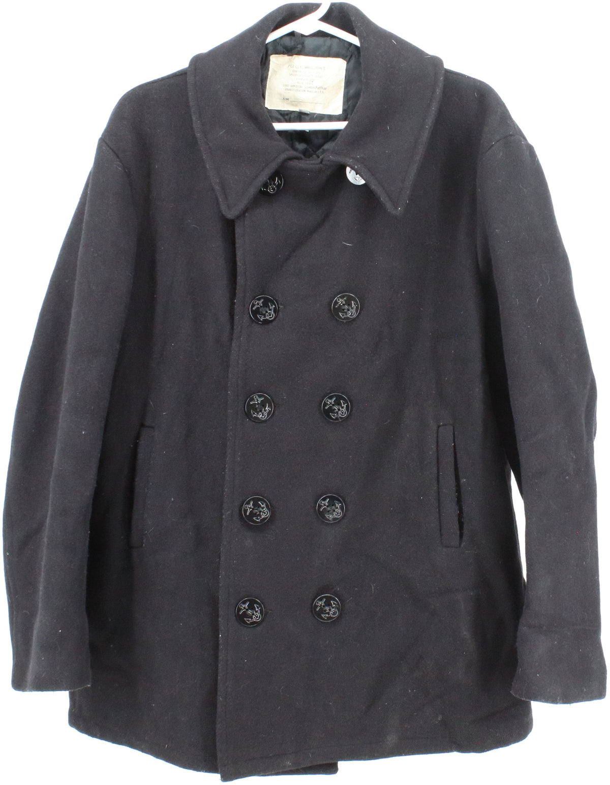 Pea Black Men's Coat
