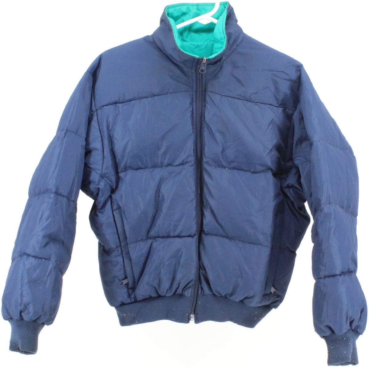 Columbia Reversible Blue and Green Women's Down Jacket