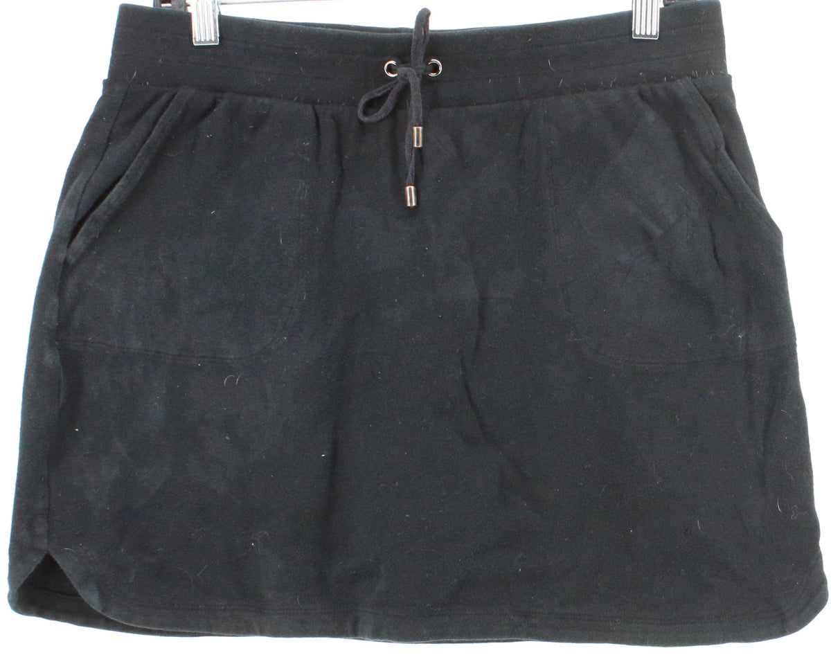 Croft & Barrow Black Stretch Skirt-Shorts