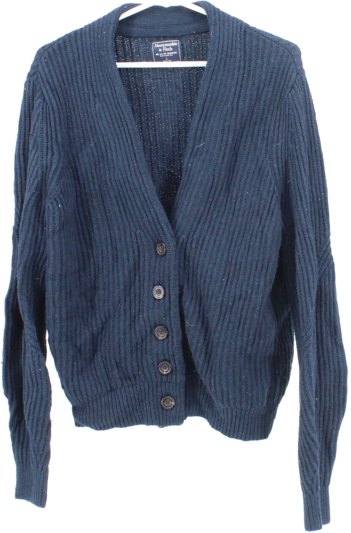 Abercrombie & Fitch Navy Blue Cardigan