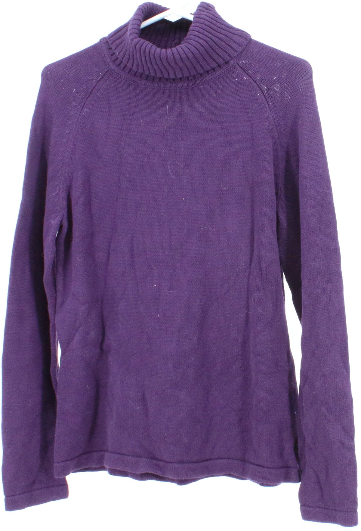 Pria Purple Turtleneck Sweater