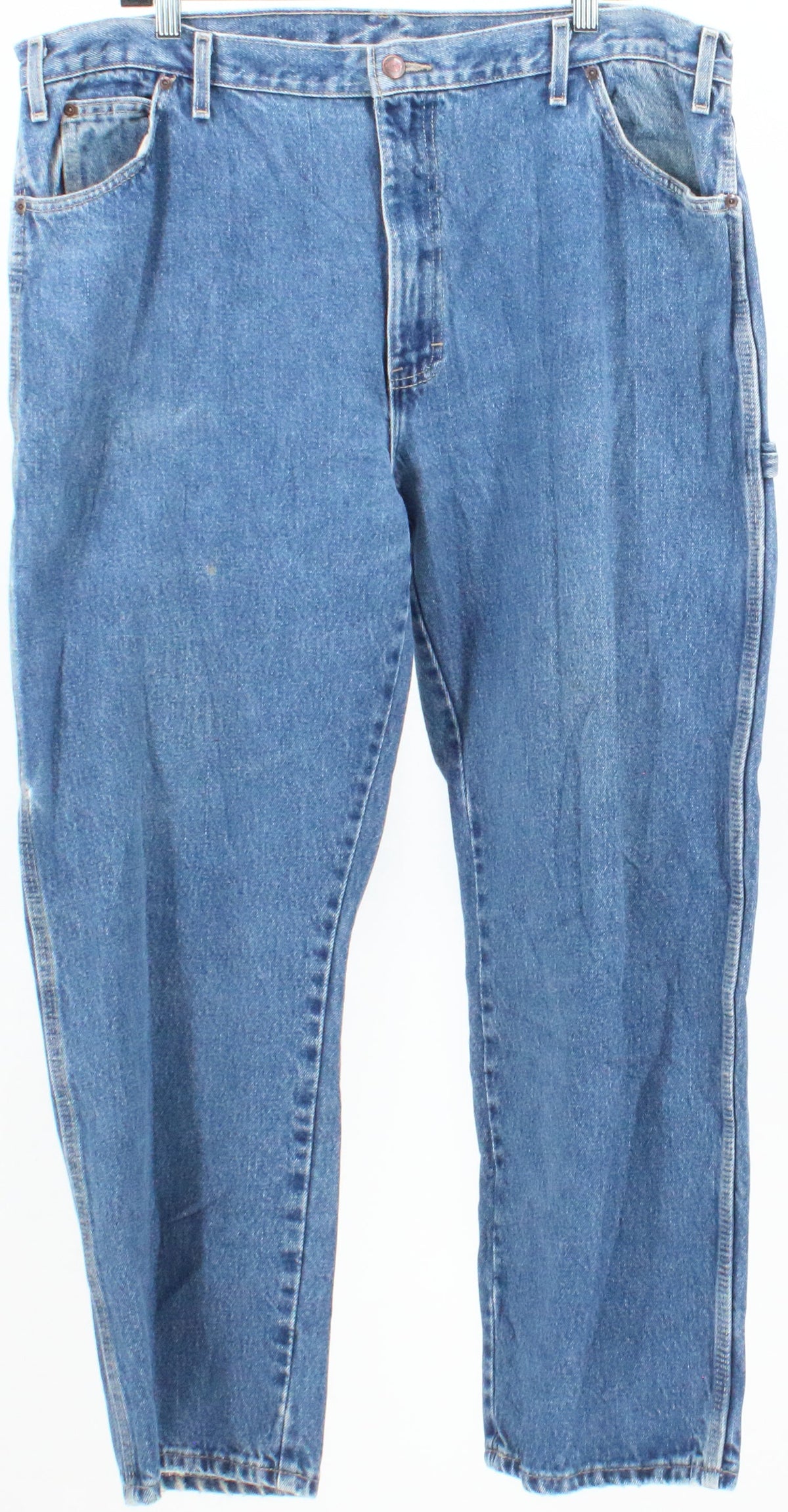 Dickies Relaxed Fit Mid Blue Cargo Denim Pants