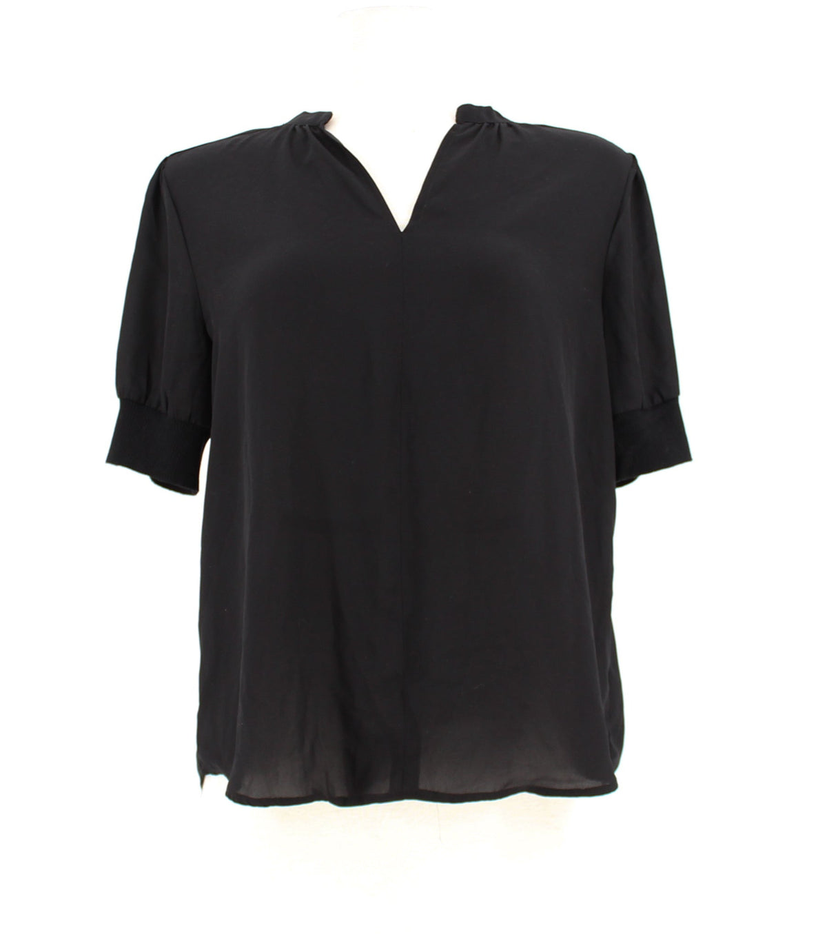 Catherine V-neck Short Sleeved Blouse