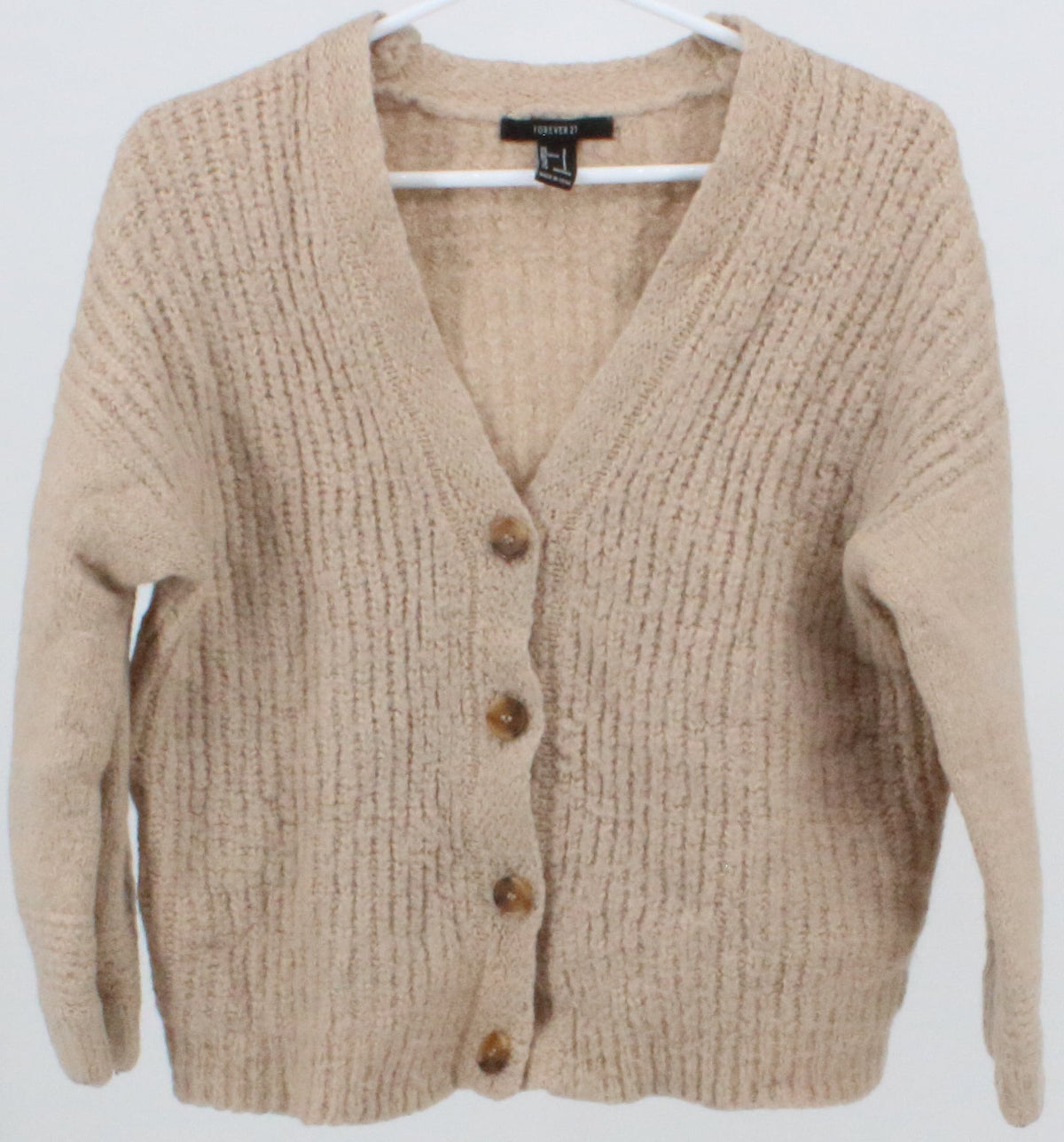 Forever 21 Beige Cardigan