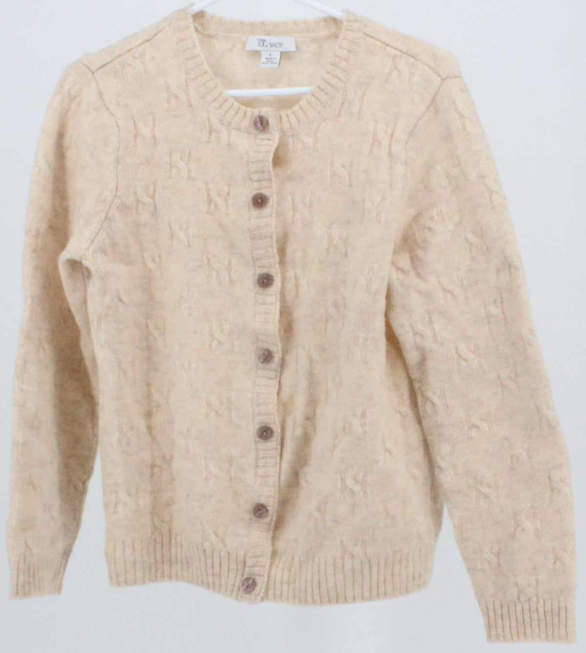 The Tog Shop Beige Wool Cardigan