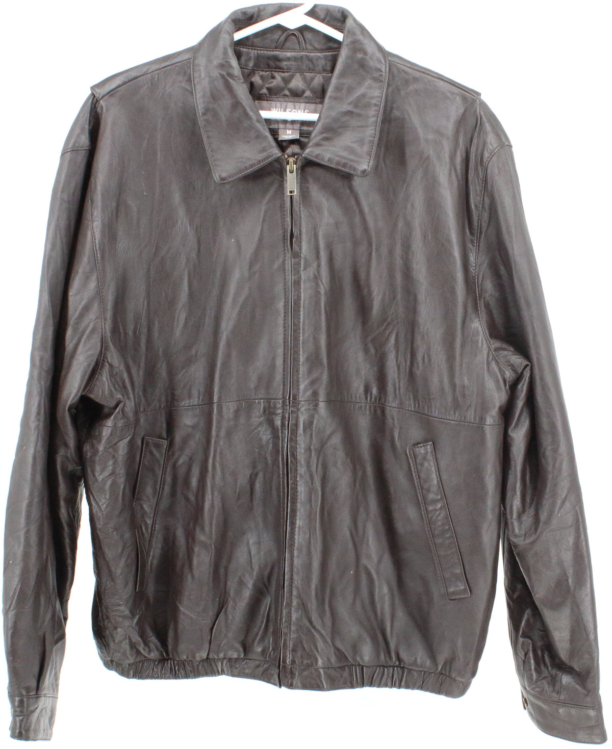Wilsons Leather Dark Brown Leather Jacket