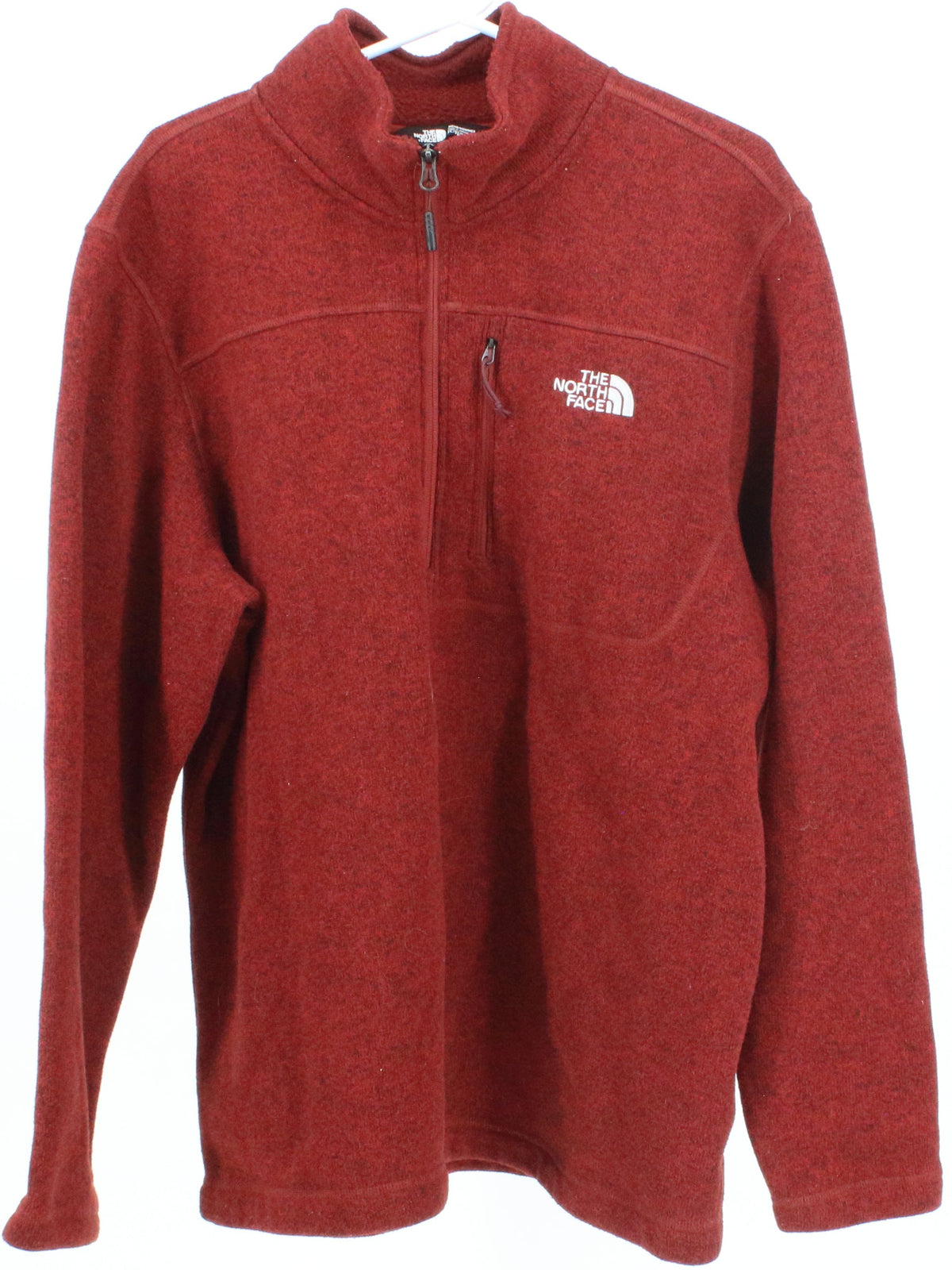 The North Face Red Mid Zip Men's Fleece