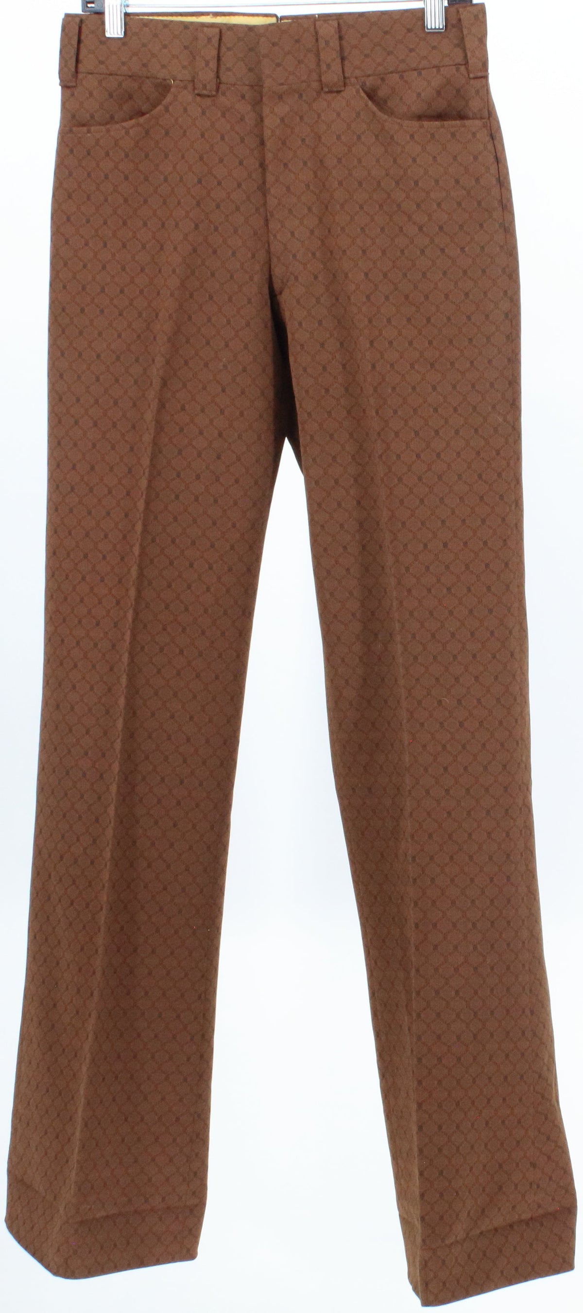 Brown Print Pants