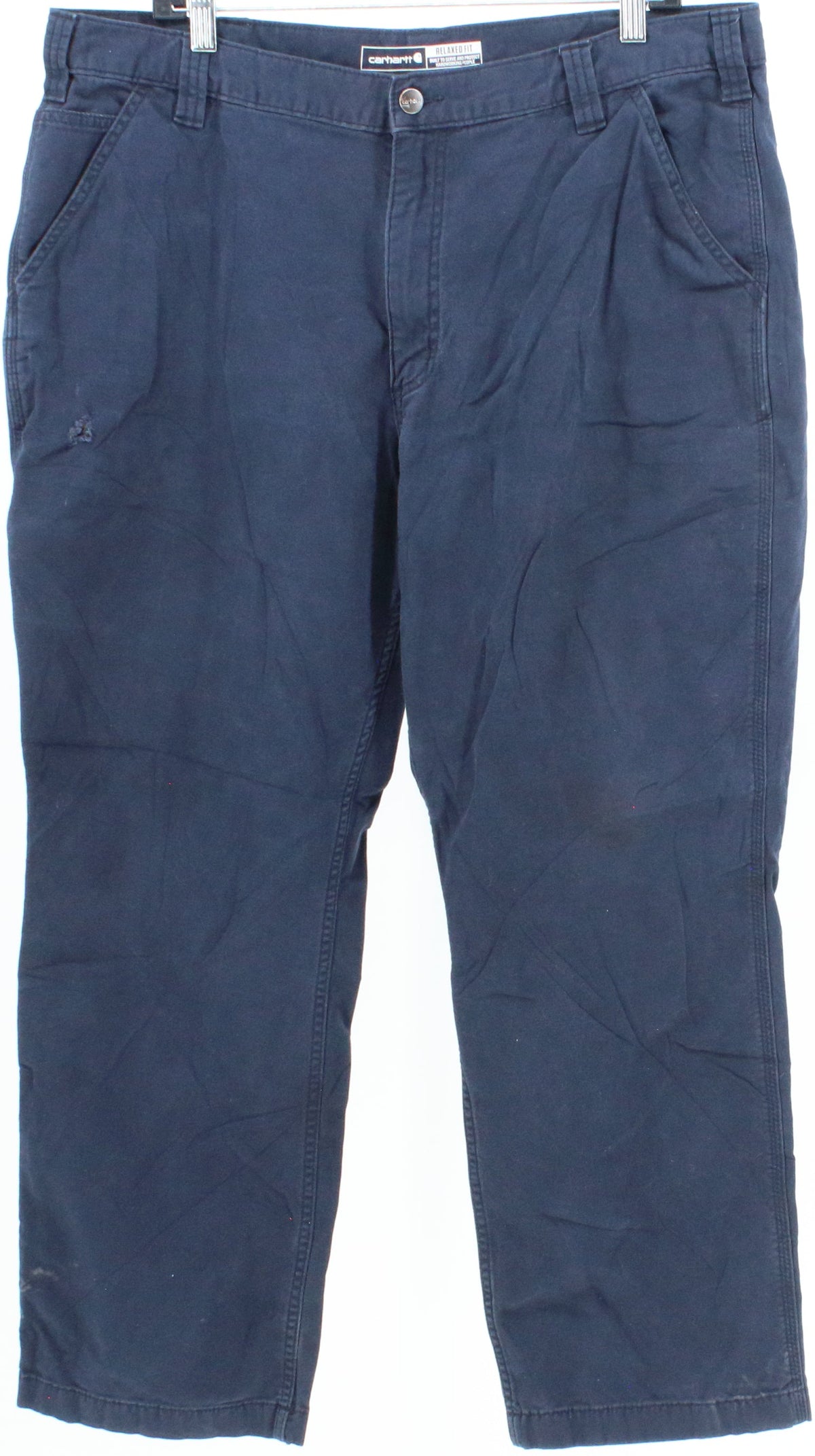 Carhartt Relaxed Fit Rugged Flex Navy Blue Pants