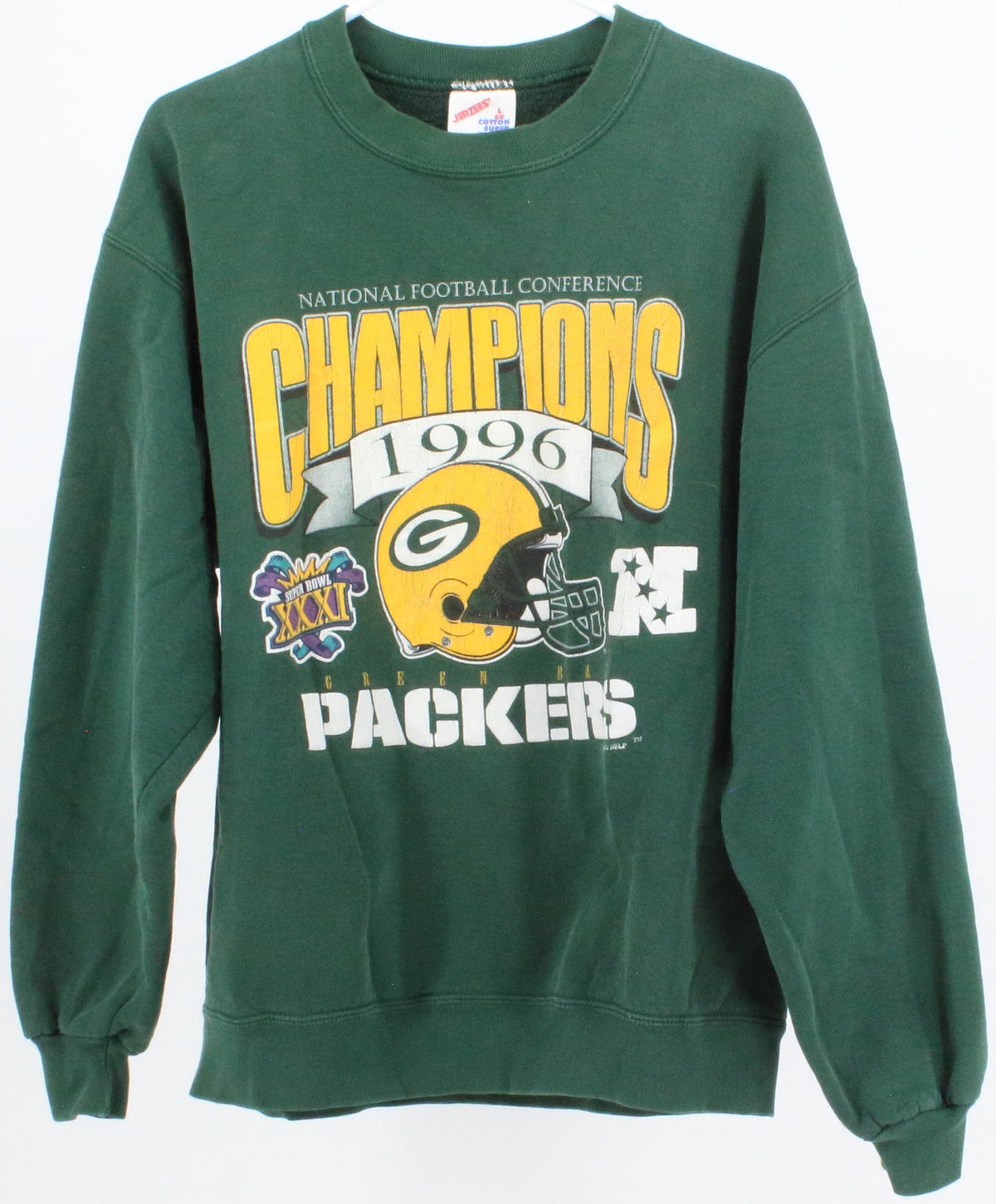 Jerzees Champions 1996 Green Bay Packers Sweatshirt