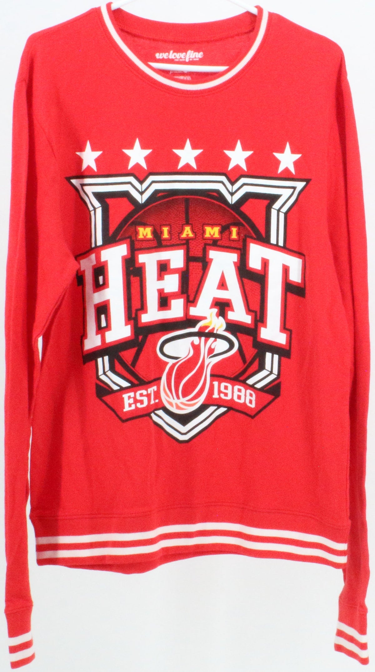 We Love Fine Miami Heat Red Light Sweatshirt